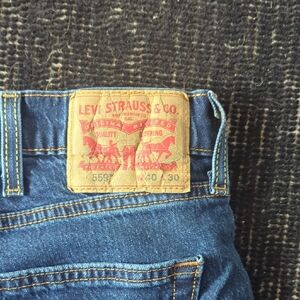 Levi's Men's Dark Blue Relaxed Jeans